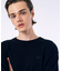 ハイストレッチコットンニット長袖Tシャツ