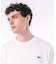 オーバーサイズ スウェットライク 裏パイルワンポイント長袖Tシャツ