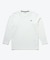 オーバーサイズ スウェットライク 裏パイルワンポイント長袖Tシャツ