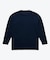 オーバーサイズ スウェットライク 裏パイルワンポイント長袖Tシャツ
