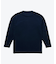 オーバーサイズ スウェットライク 裏パイルワンポイント長袖Tシャツ