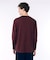 オーバーサイズ スウェットライク 裏パイルワンポイント長袖Tシャツ
