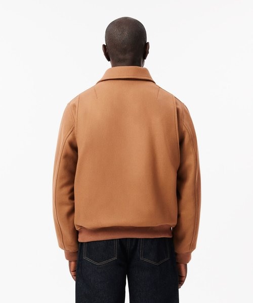 裏地キルティング 中綿 ウールアビエイタージャケット｜ラコステの通販