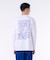 グラフィックバックプリント裏毛スウェットTシャツ トレーナー
