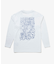 グラフィックバックプリント裏毛スウェットTシャツ トレーナー