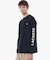 ヘビーウェイトスリーブプリント ロングリブスリーブTシャツ