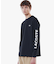 ヘビーウェイトスリーブプリント ロングリブスリーブTシャツ