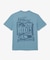 ステンシルバックプリントTシャツ