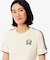 ショルダーメッシュバンド鹿の子半袖Tシャツ