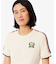 ショルダーメッシュバンド鹿の子半袖Tシャツ