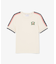 ショルダーメッシュバンド鹿の子半袖Tシャツ