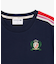 ショルダーメッシュバンド鹿の子半袖Tシャツ