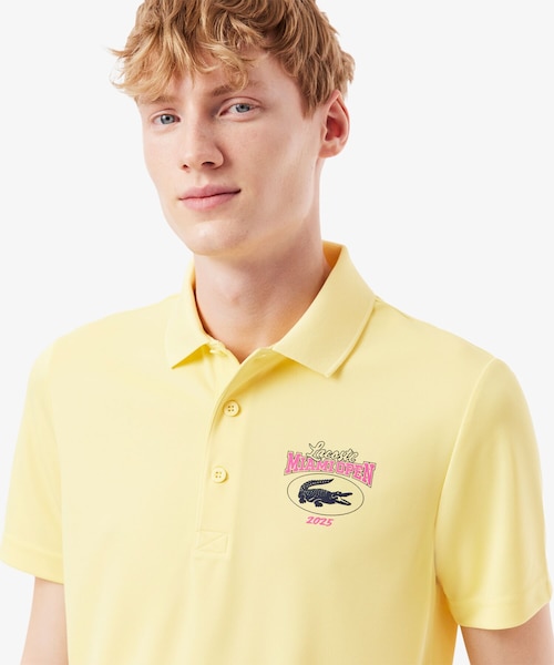 2025マイアミオープンドライポロシャツ LACOSTE - 【ホワイト】2025マイアミオープンドライポロシャツの通販
