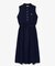 インディゴノースリーブポロドレス / マキシ丈ワンピース
