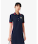 サイドメッシュバンドポロドレス
