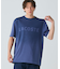 グラデーション ステンシルブランドネームロゴTシャツ
