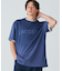 グラデーション ステンシルブランドネームロゴTシャツ