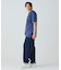 グラデーション ステンシルブランドネームロゴTシャツ