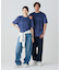 グラデーション ステンシルブランドネームロゴTシャツ