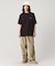 L.12.12アレンジ ガゼット付き鹿の子地 半袖Tシャツ