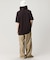 L.12.12アレンジ ガゼット付き鹿の子地 半袖Tシャツ