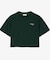 ネーム＆ワニロゴパッチクロップド半袖Tシャツ