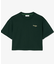 ネーム＆ワニロゴパッチクロップド半袖Tシャツ