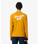 ラコステゴルフバックプリントウルトラドライロングスリーブTシャツ