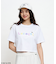発泡プリントクロップド Tシャツ