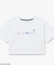 発泡プリントクロップド Tシャツ