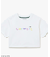 発泡プリントクロップド Tシャツ