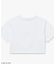発泡プリントクロップド Tシャツ