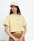 発泡プリントクロップド Tシャツ