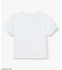 チュールスリーブロゴ刺繍 Tシャツ