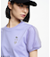 チュールスリーブロゴ刺繍 Tシャツ