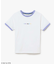 ハートプリント&ワニリンガー Tシャツ