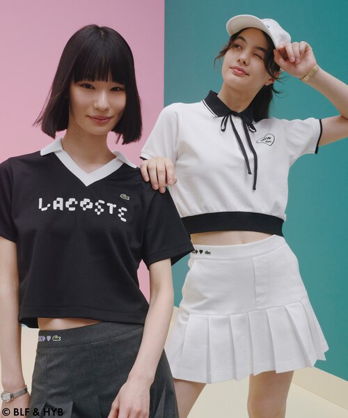 ILLIT/LACOSTEクロップドポロSほぼ未使用品 付属品全てあり　ほぼ新品 ILLIT/LACOSTEクロップドポロSほぼ未使用品 付属品全てあり ほぼ