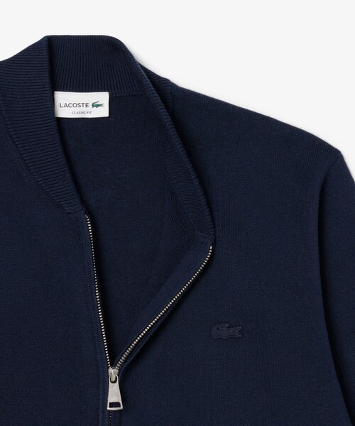 ウールブレンドニット ジャケット ドライバーズニット｜ラコステの通販