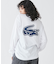 【オンライン限定】LACOSTE オーバーサイズ バックプリント ロングスリーブTシャツ
