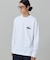 【オンライン限定】LACOSTE オーバーサイズ バックプリント ロングスリーブTシャツ