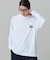 【オンライン限定】LACOSTE オーバーサイズ バックプリント ロングスリーブTシャツ