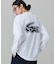 【オンライン限定】LACOSTE オーバーサイズ バックプリント ロングスリーブTシャツ