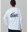 【オンライン限定】LACOSTE オーバーサイズ バックプリント ロングスリーブTシャツ