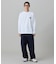 【オンライン限定】LACOSTE オーバーサイズ バックプリント ロングスリーブTシャツ
