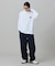 【オンライン限定】LACOSTE オーバーサイズ バックプリント ロングスリーブTシャツ
