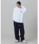 【オンライン限定】LACOSTE オーバーサイズ バックプリント ロングスリーブTシャツ