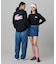 【オンライン限定】LACOSTE オーバーサイズ バックプリント ロングスリーブTシャツ