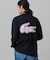【オンライン限定】LACOSTE オーバーサイズ バックプリント ロングスリーブTシャツ