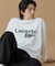【オンライン限定】LACOSTE 鹿の子オーバーサイズプリント ロングスリーブTシャツ