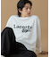 【オンライン限定】LACOSTE 鹿の子オーバーサイズプリント ロングスリーブTシャツ